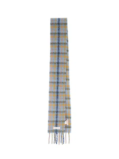 MARNI STRIPED LOGO SCARF - MULTICOLOR