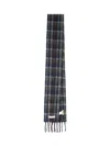Marni Soft Fringed Scarf Multicolored Pattern