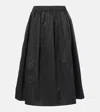 Marni Flared Silhouette Midi Skirt Water Repellent In Blau