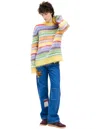 Marni Striped Mohair Sweater In Multicolor