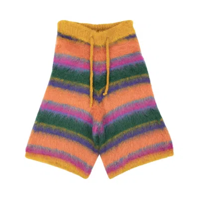 Pre-owned Marni Striped Mohair Wool Knee Pants 'multicolor' | Multi-color | Men's Size 48