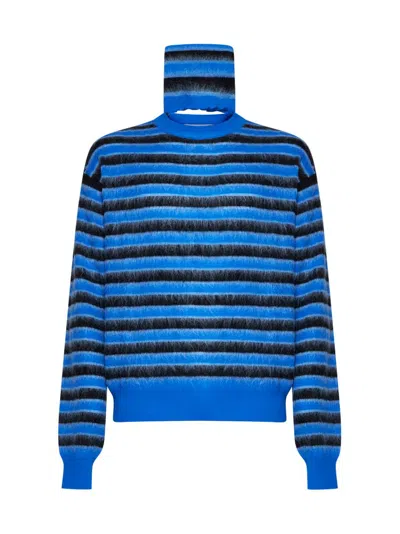 Marni Striped Roll In Blue