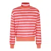 Marni Orange Striped Sweater In Multicolour