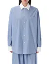 Marni Blue Striped Poplin Shirt