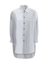 Marni Womens Stn63 Oversized Striped Cotton Shirt