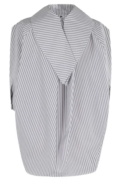 Marni Striped Shirt In Gray