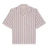 Marni Striped Shirt In Beige