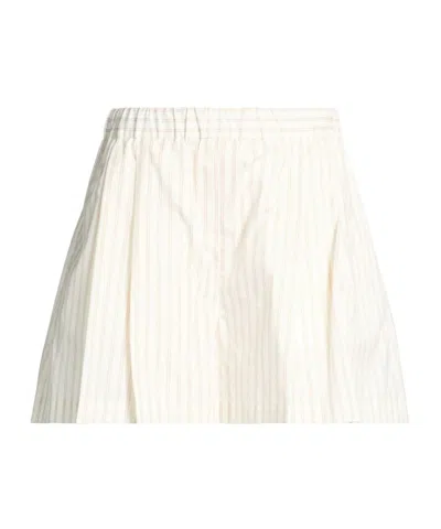 Marni Striped Shorts In White