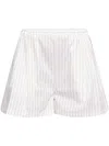 Marni Striped Shorts In White