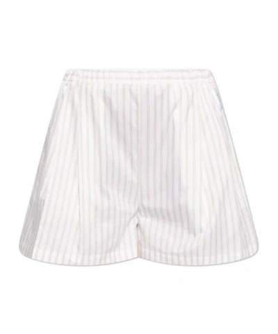 MARNI MARNI STRIPED PATTERN ELASTIC WAIST SHORTS