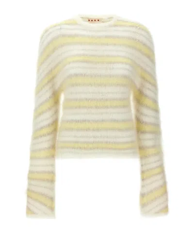 MARNI MARNI FUZZY WUZZY CREW NECK SWEATER