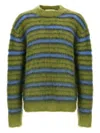 Marni Striped Sweater Sweaters And Cardigans Multicolor In Green