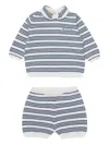 Marni Striped Tracksuit Set In White