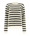 Marni Striped Crewneck Pullover In Multicolor