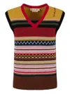 Marni Striped Wool Vest