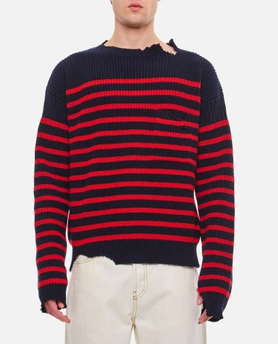 Marni Stripes Sweater In Multicolor