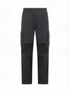 Marni Structured Cargo Pants With Contrast Stitching In Black