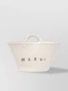 Marni Woven Cotton Handbag With Structured Silhouette