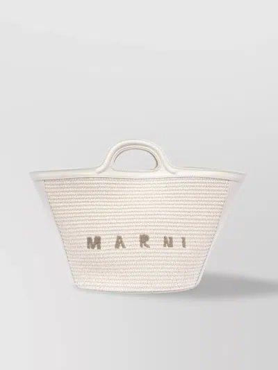 MARNI STRUCTURED TROPICALIA SMALL TOTE BAG