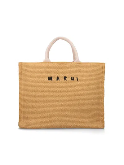 Marni Structured Woven Handbag