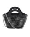Marni Studded Leather Crossbody Bag In Black
