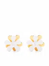 Marni Stylish Brass Bijoux Accessory In White