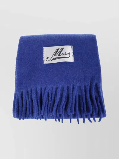 Marni Stylish Edges Fringed Scarf
