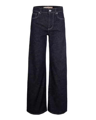 Marni Stylish Mini Jeans For Women In Black