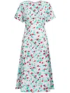 Marni Kleid Mit Print In Red