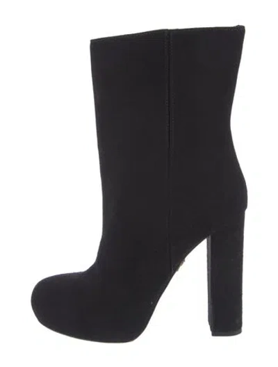 Pre-owned Marni Suede Boots In Black