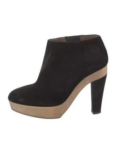Pre-owned Marni Suede Boots In Black