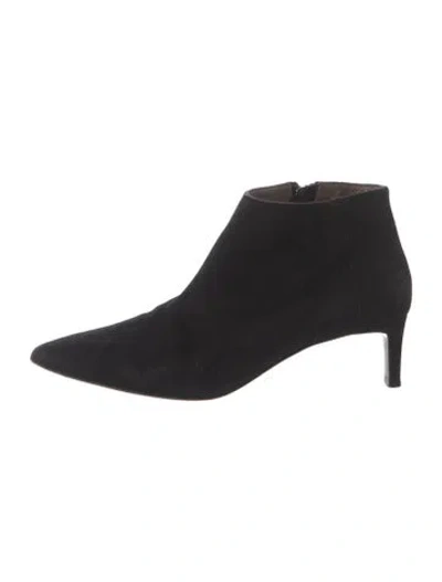 Pre-owned Marni Suede Boots In Black