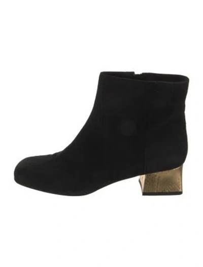 Pre-owned Marni Suede Boots In Green