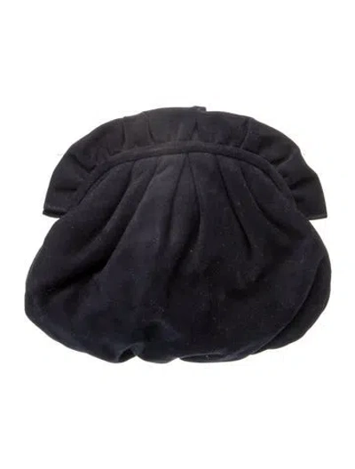 Pre-owned Marni Suede Clutch In Blue