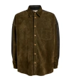 MARNI SUEDE-LEATHER SHIRT