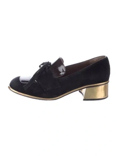 Pre-owned Marni Suede Loafers In Blue
