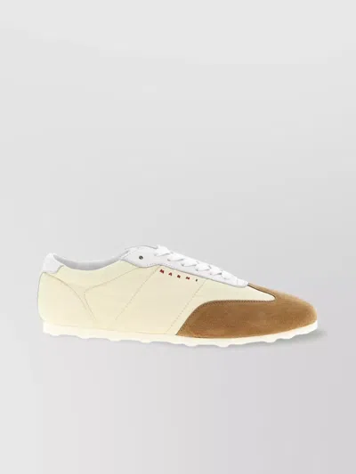 MARNI 'SUEDE LOW-TOP SOCCER SNEAKERS'