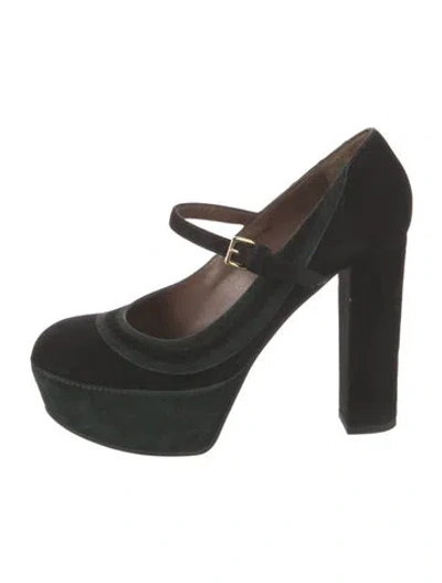 Pre-owned Marni Suede Pumps In Black