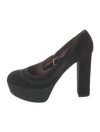 Pre-owned Marni Suede Pumps In Black