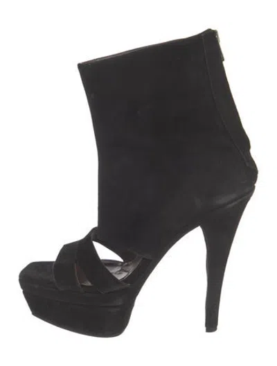 Pre-owned Marni Suede Pumps In Black