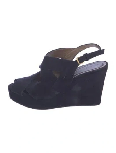 Pre-owned Marni Suede Pumps In Blue