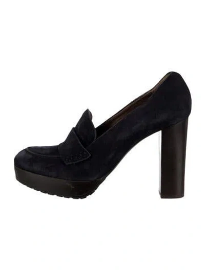 Pre-owned Marni Suede Pumps In Blue