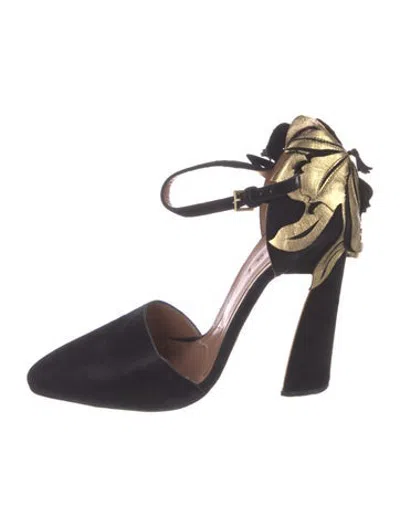 Pre-owned Marni Suede Pumps In Blue