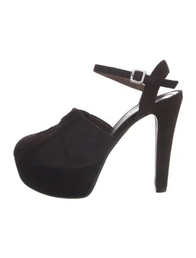 Pre-owned Marni Suede Pumps In Brown