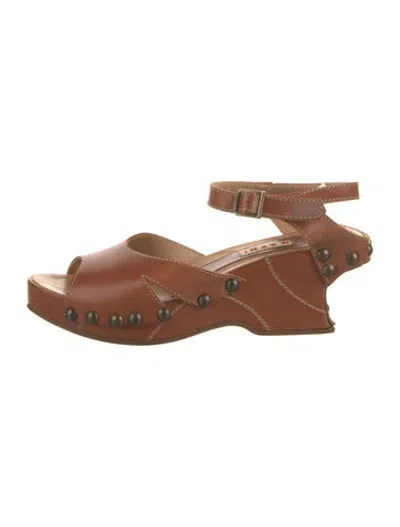 Pre-owned Marni Suede Pumps In Brown