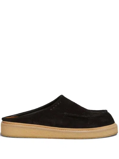 Marni Suede Sabots
