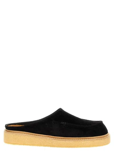 MARNI SUEDE SABOTS