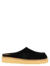 Marni Black Suede Slides In Black