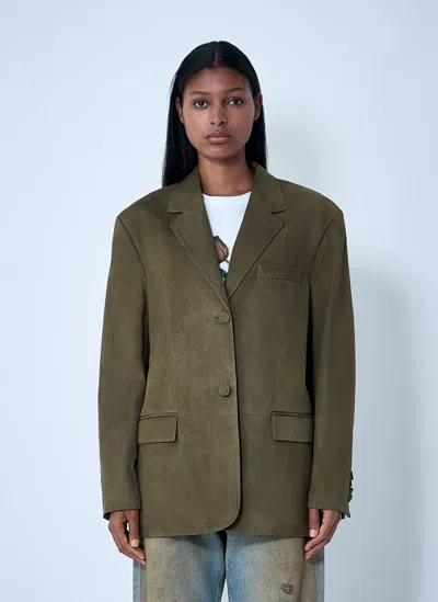 Marni Suede Single-breasted Blazer
