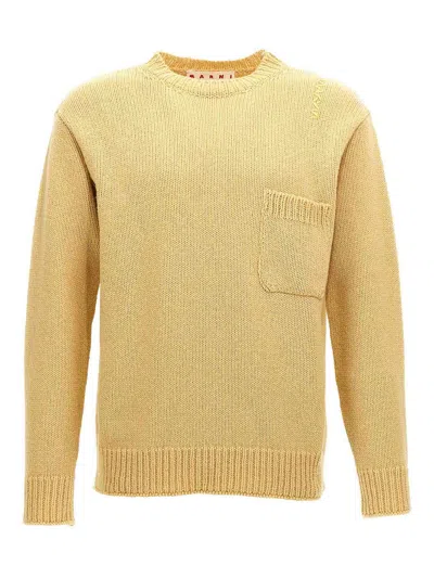 MARNI SUÉTER CUELLO REDONDO - AMARILLO